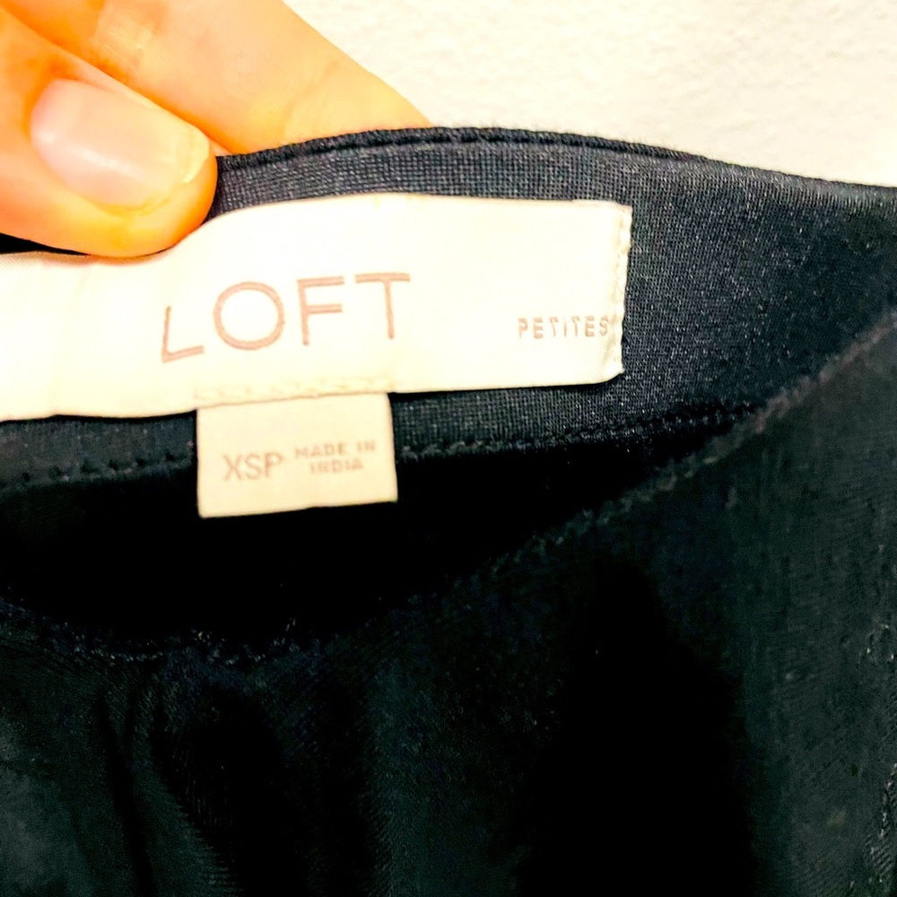 Worn once black soft green pant romper from LOFT size  XSP